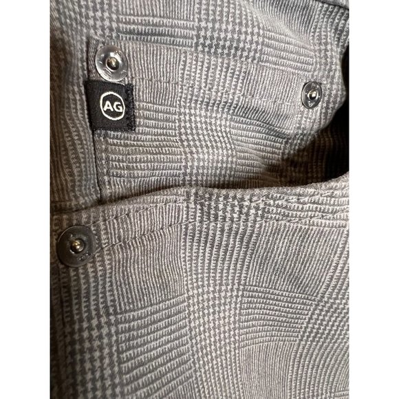 Adriano Goldschmied The Tellis Modern slim men’s gray plaid pants 30 X 34 inseam - Picture 9 of 12